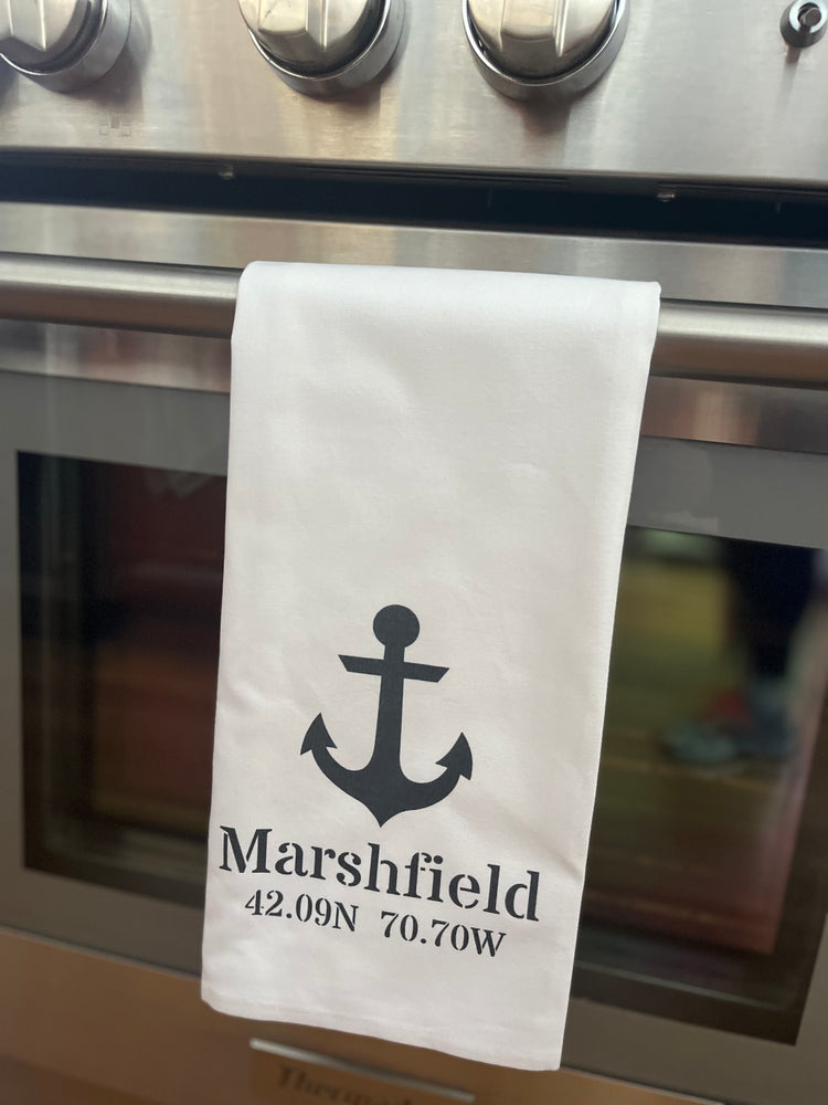 Marshfield Anchor Coordinates Towel