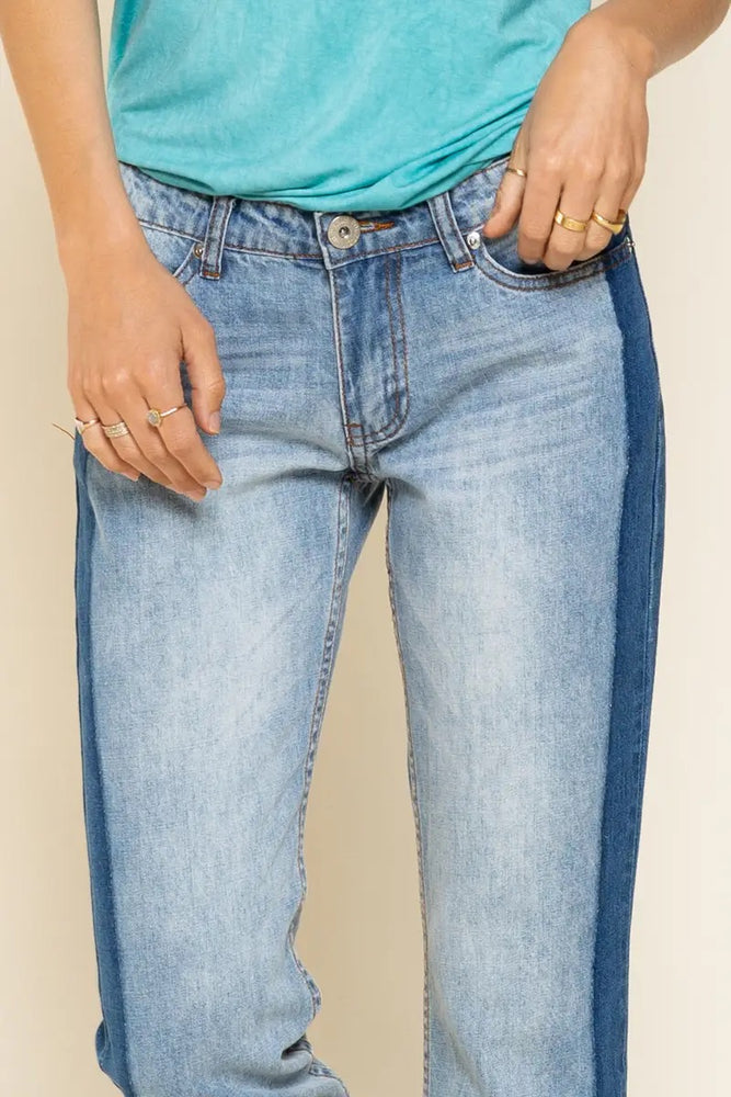 Unbalanced Denim Jeans