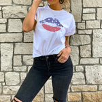 American Flag Lips - Premium Ultra Soft T-Shirt