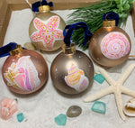 LIMITED EDITION Ocean-inspired Hand Painted Glass Ornaments