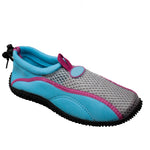 Women's Blue and Pink Water Shoe